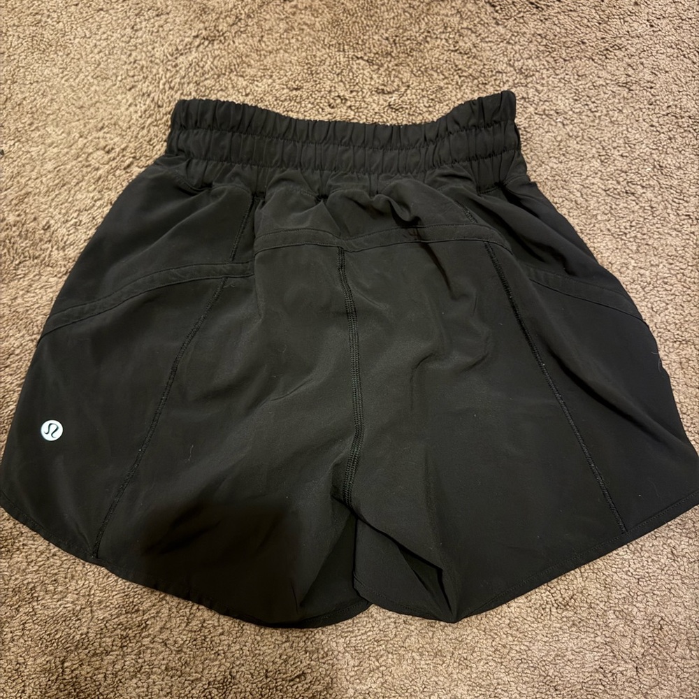 lululemon athletica high rise size 2 Women's Black Athletic Shorts